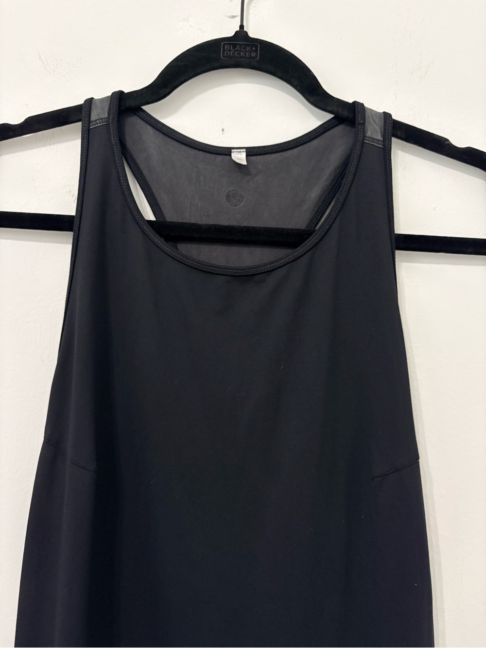 Lululemon Blissed Out Tank Dress Sz 2  Black Gray EUC - Picture 4 of 11